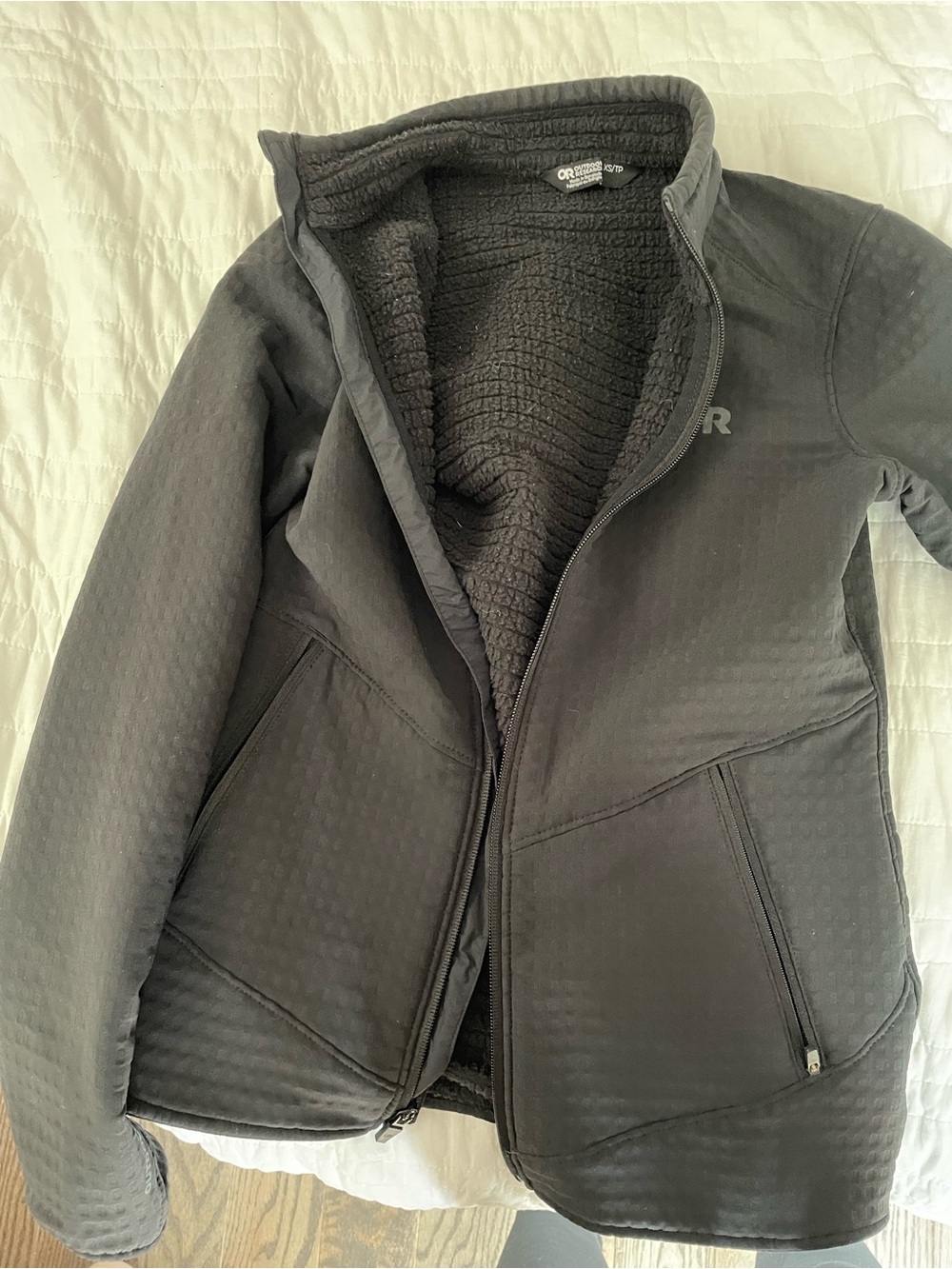 Outdoor Research Women's Black Quilted Fleece-Lined Utility Jacket